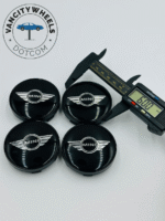 Premium 4Pcs Mini Cooper Wheel Center Caps in Varied Sizes & Wheel Cap Base Colors - Image 4