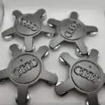 Audi Grey Wheel Center Caps 135mm