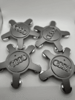 Audi Grey Wheel Center Caps 135mm