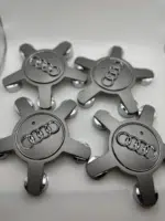 Audi Grey Wheel Center Caps 135mm