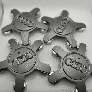 Audi Grey Wheel Center Caps 135mm