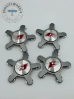 Set of 4 Grey AUDI S Line Alloy Wheel Center Caps 135mm – Durable Replacement Hub Caps for AUDI Wheels - Image 5