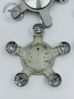 Set of 4 Grey AUDI S Line Alloy Wheel Center Caps 135mm – Durable Replacement Hub Caps for AUDI Wheels - Image 3