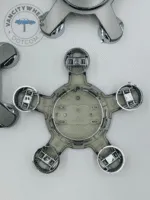 Set of 4 Grey AUDI Alloy Wheel Center Caps 135mm, Grey Center Hub Caps for AUDI 135mm - Image 2