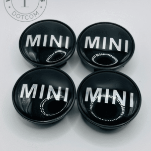 Mini Cooper Black Alloy Wheel Center Caps