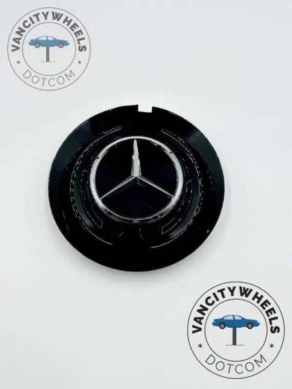 Mercedes Benz 146mm Black Center Caps (C-1028 17028) (Set of 4) - Image 5