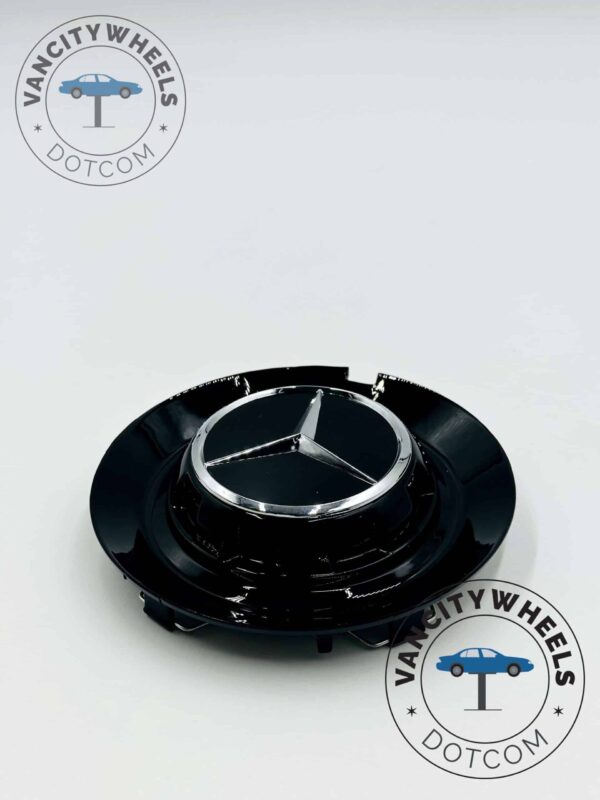 Mercedes Benz 146mm Black Center Caps (C-1028 17028) (Set of 4) - Image 7
