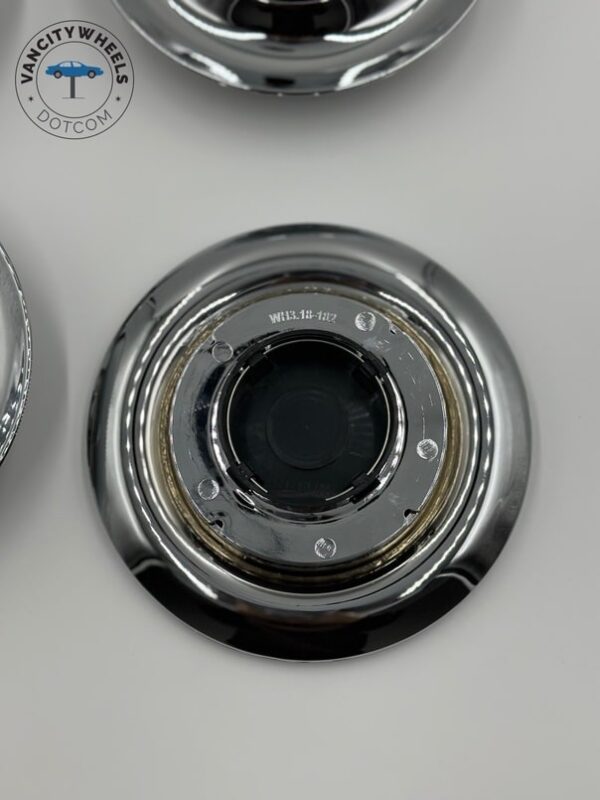 Mercedes AMG Floating Center Caps in Chrome Finish—4 Pcs - Image 3
