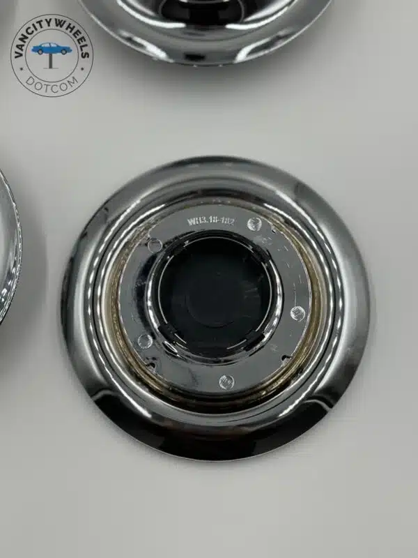 Mercedes AMG Floating Center Caps in Chrome Finish—4 Pcs - Image 3