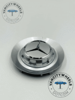 Mercedes Benz 146mm Chrome Center Caps (C-1028 17028) - (Set of 4) - Image 7