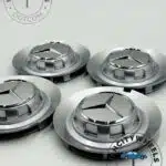 Mercedes Chrome Hub Caps 146mm
