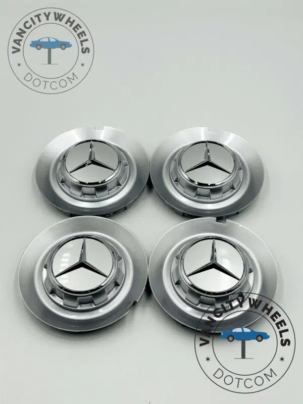 Mercedes Benz 146mm Chrome Center Caps (C-1028 17028) - (Set of 4) - Image 4