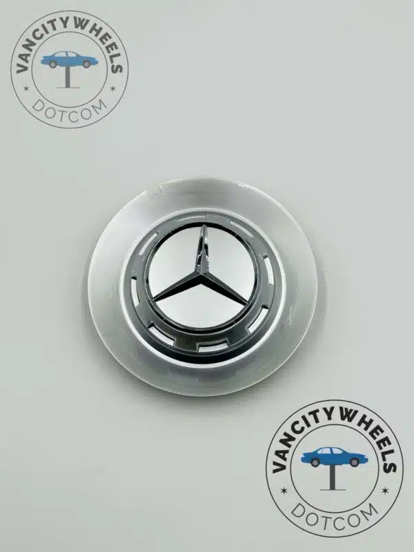 147mm Mercedes Center Caps Chrome BC383 TY006 Fitment (Set of 4) - Image 5