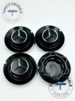 Mercedes Benz 146mm Gloss Black Wheel Center Hub Covers – BC965 (Set of 4) - Image 5