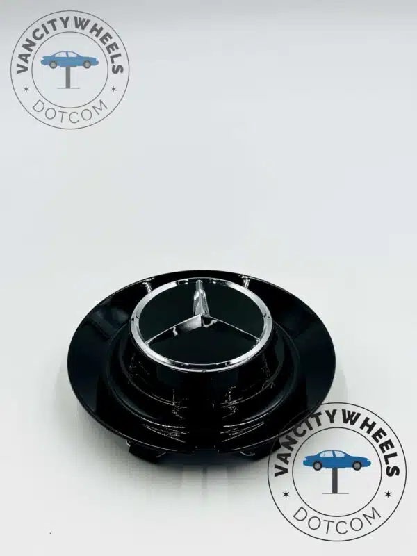 Mercedes Benz 146mm Gloss Black Wheel Center Hub Covers – BC965 (Set of 4) - Image 4