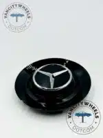 Mercedes Benz 146mm Gloss Black Wheel Center Hub Cover Cap TY006 (Set of 4) - Image 3