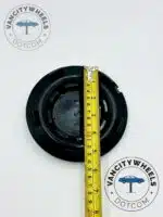 Mercedes Benz 146mm Gloss Black Wheel Center Hub Cover Cap TY006 (Set of 4) - Image 2