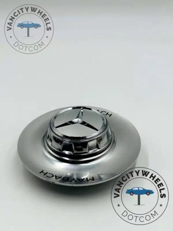 Maybach 146mm Chrome Wheel Center Caps—Premium Fit (Set of 4) - Image 6