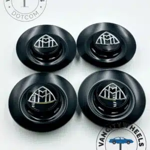 Maybach 146mm Black Wheel Center Hub Covers