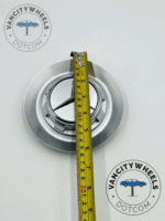 Mercedes Benz 146mm Chrome Center Caps (C-1028 17028) - (Set of 4) - Image 3