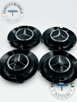 Mercedes Benz 146mm Chrome Center Caps (C-1028 17028) - (Set of 4) - Image 2