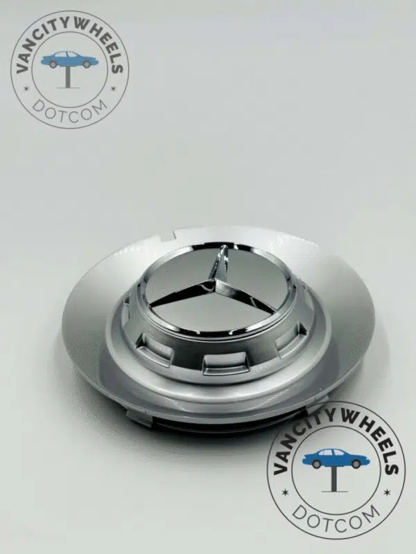 Mercedes TY-006 Center Caps BC383 - Chrome 147mm Fit (Set of 4) - Image 2