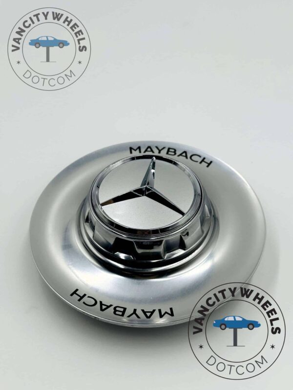 Maybach 146mm Chrome Wheel Center Caps—Premium Fit (Set of 4) - Image 5