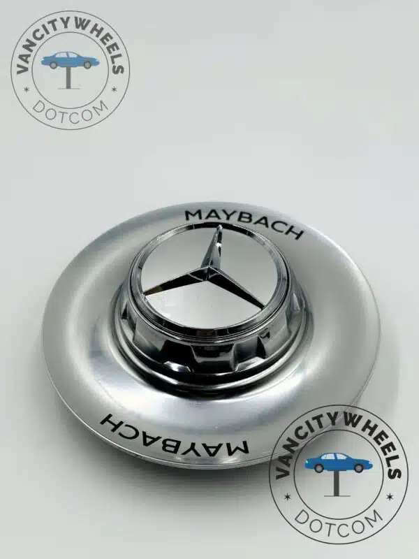 Maybach 146mm Chrome Wheel Center Caps—Premium Fit (Set of 4) - Image 5