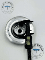 Maybach 146mm Chrome Wheel Center Caps—Premium Fit (Set of 4) - Image 2