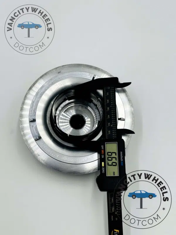 Maybach 146mm Chrome Wheel Center Caps—Premium Fit (Set of 4) - Image 2