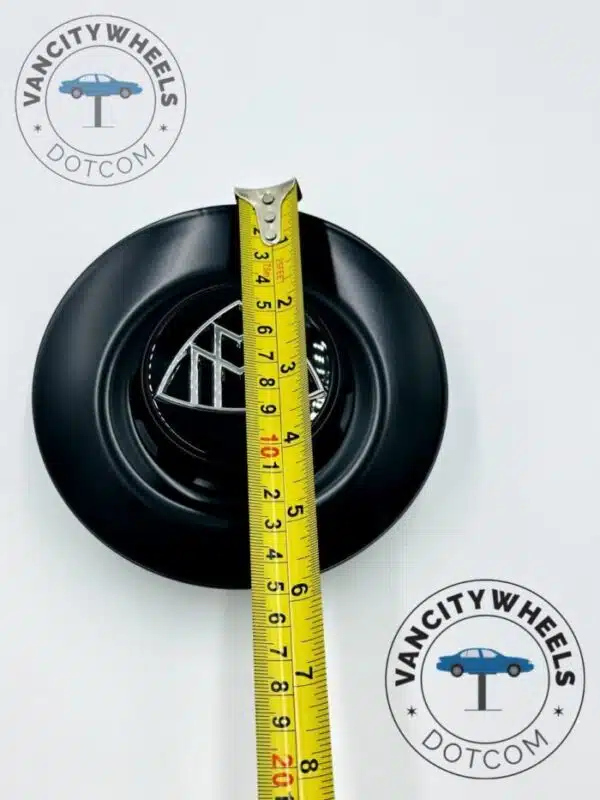 146mm Matte Black Maybach Wheel Hub Covers – Premium Set for Mercedes-Benz - Image 4