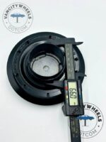 146mm Matte Black Maybach Wheel Hub Covers – Premium Set for Mercedes-Benz - Image 2