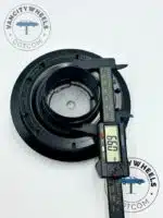 146mm Matte Black Maybach Wheel Hub Covers – Premium Set for Mercedes-Benz - Image 2