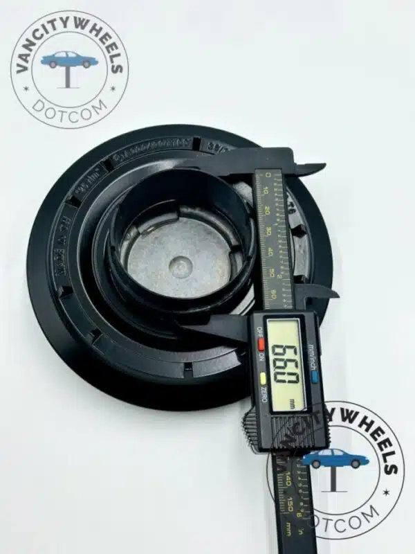 146mm Matte Black Maybach Wheel Hub Covers – Premium Set for Mercedes-Benz - Image 2