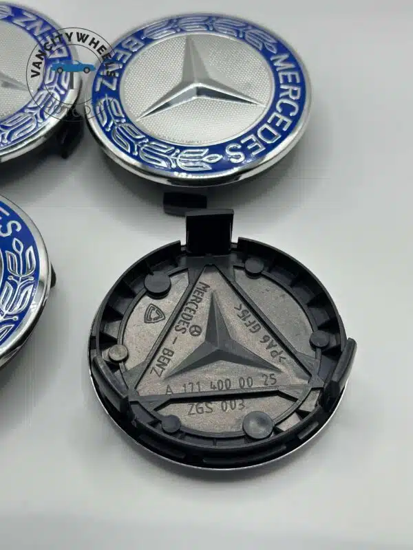 Mercedes Benz Emblem Center Caps—75mm 4-Piece Set - Image 4