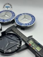 Mercedes Benz Emblem Center Caps—75mm 4-Piece Set - Image 3