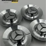 Mercedes Benz C63s E63s CLS63s AMG 147mm Wheel Center Caps (W219 R18 C63) A0004001100 - 4pcs Set