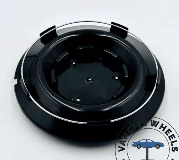 Mercedes Benz Black Wheel Center Caps 164mm WY0347 (Set of 4) - Image 4