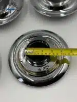 Mercedes BENZ Floating Center Caps—Silver Chrome 4-Piece Set - Image 5