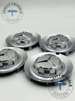 Mercedes C-1028 Center Cap Chrome Hub Cover 146mm - Image 4