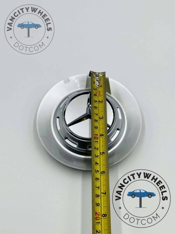 Mercedes Benz Center Wheel Caps 147mm (BC383) – Chrome Snap-In Hub Covers - Image 4