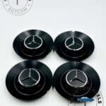 Mercedes Benz Black Wheel Center Caps
