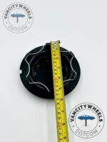 Gloss Black Mercedes Wheel Caps 146mm (BC965) - OEM Fit - Image 4