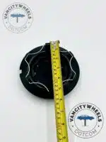 Gloss Black Mercedes Wheel Caps 146mm (BC965) - OEM Fit - Image 4