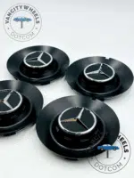 164 mm Mercedes Wheel Center Hub Cap WY0347 – 4pc Premium Quality and Style - Image 2
