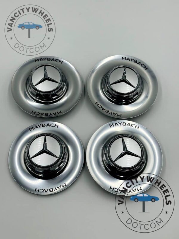 4pcs Maybach 146mm Chrome Wheel Center Hub Cover Cap Mercedes Benz A2234000500 - Image 3