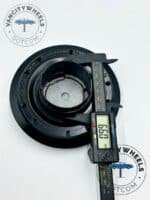 Set Of 4 Mercedes Maybach Center Caps A0004001100/ A2224002800 Matte Black 145mm/67mm - Image 2