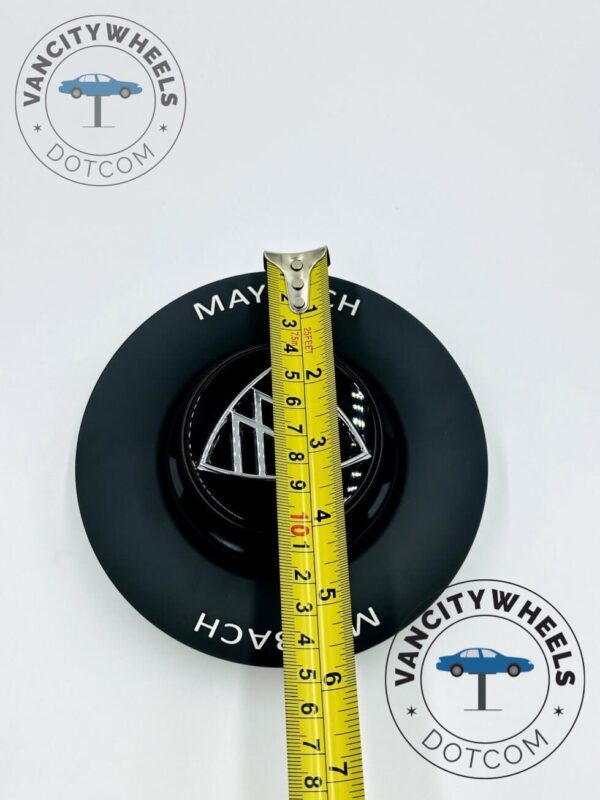 4pcs Mercedes Wheel Center Hub Cap Cover Trim A22240023007X15 NEW Maybach 147mm Matte Black - Image 3
