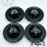 4pcs Mercedes Wheel Center Hub Cap Cover Trim A22240023007X15 NEW Maybach 147mm Matte Black