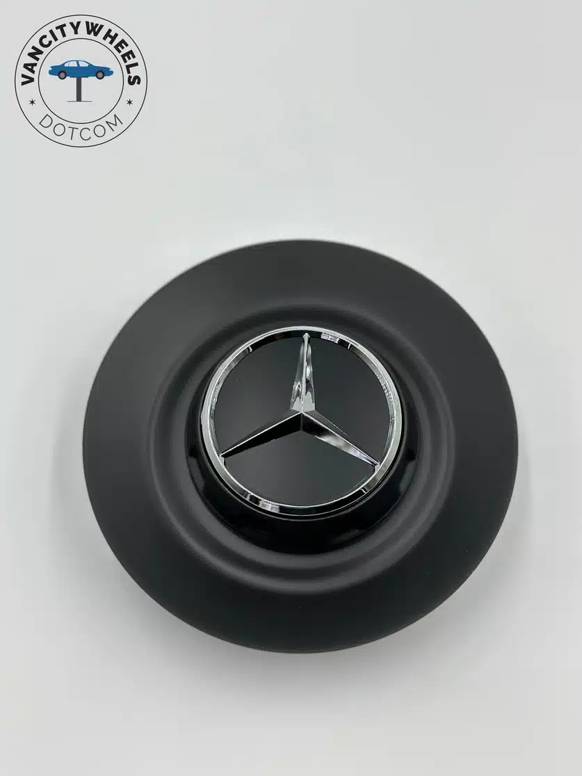 mercedes147mm23 Mercedes Benz C63s E63s CLS63s AMG 147mm Wheel Center Cap (W219 R18 C63) A0004001100 - Image 1